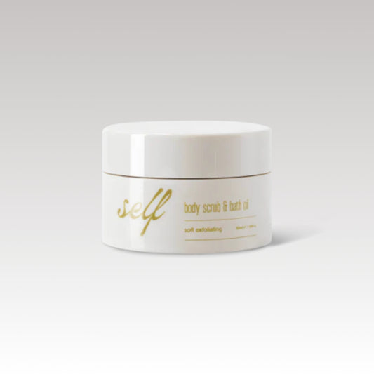 SELF Soft Exfoliating Body Scrub And Bath Oil