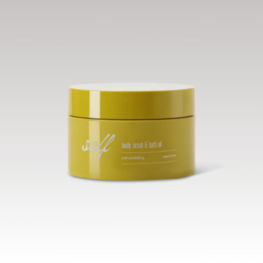SELF Soft Exfoliating Body Scrub And Bath Oil