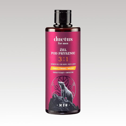 DUETUS FOR MEN Energizirajući Gel Za Tuširanje YES 3in1