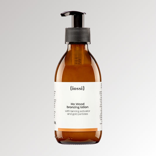 IOSSI Ho Wood Bronzing Lotion with Gold Particles